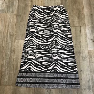 Fun Zebra and Tribal Print Maxi